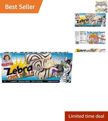 Classic Zebra Cake Rolls – 6 Vanilla-Filled Delights, Kosher Certified – 13.1 Oz