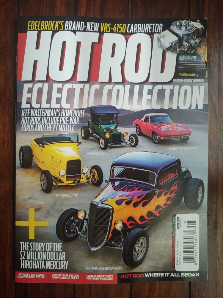 HOT ROD MAGAZINE AUGUST 2022 ELECTRIC COLLECTION MOTOR TREND GROUP NEW!