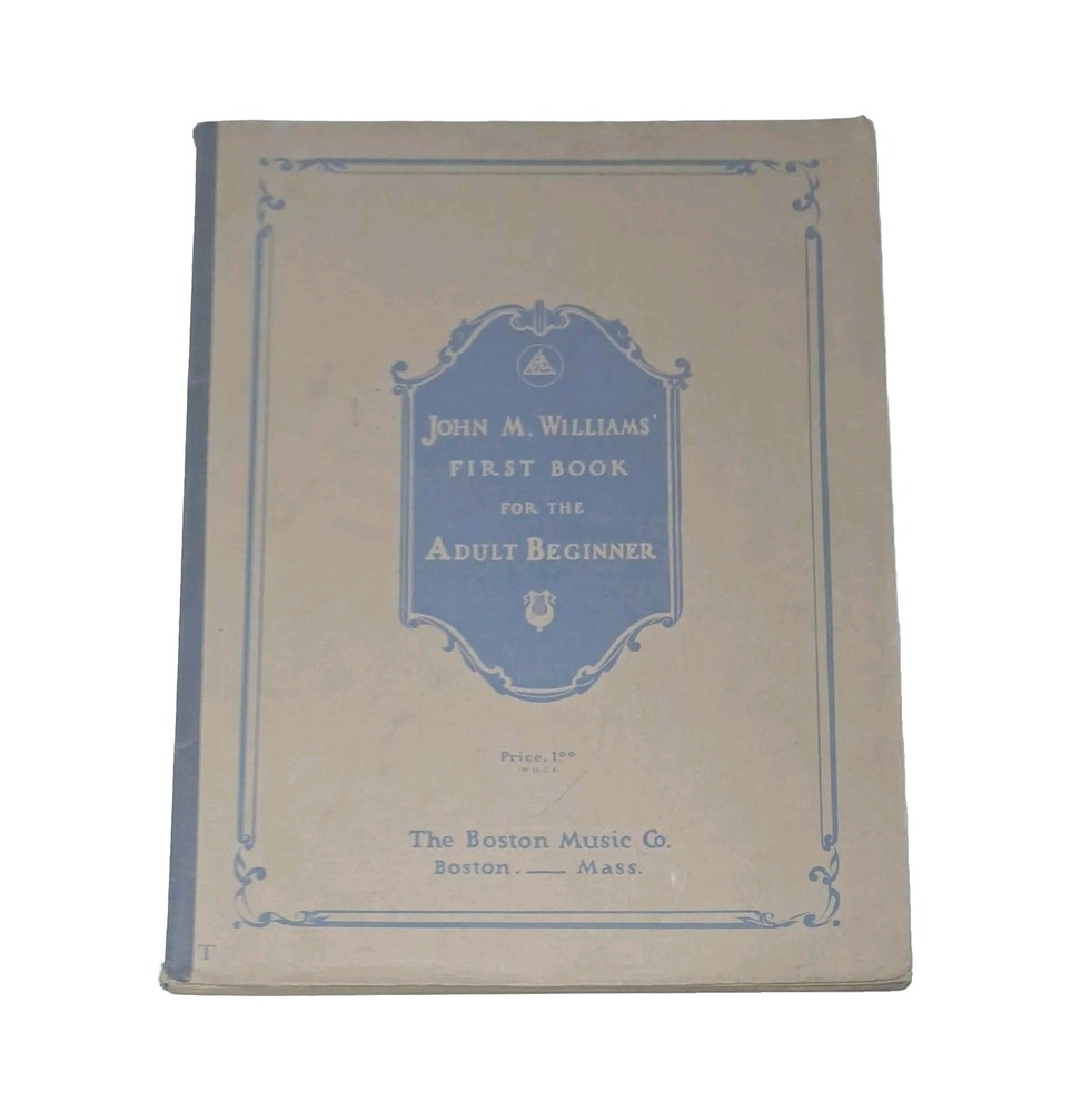 1935 The Boston Music Co Book John M Williams Music History Vintage Song Book