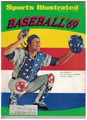 Bill Freehan Detroit Tigers April 14 1969 Sports Illustrated Magazine
