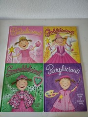 Pinkalicious Book Lot Set 4 Hardcover By Victoria Kann Purplicious Goldilicious