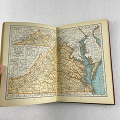 Rand McNally World Atlas 1931 Edition 1930 Census Chicago Herald Examiner Maps