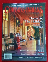 COWBOYS & INDIANS MAGAZINE ~ “HOME FOR THE HOLIDAYS” ~ COST $6.99 ~ 2020