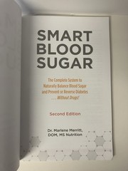 Smart Blood Sugar 2nd Edition by Dr. Marlene Merritt 2017 Paperback EXCELLENT