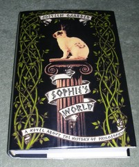 SOPHIE’S WORLD by Jostein Gaarder 1994 HC/DJ ~ 1st Ed. 8th Printing + Cover