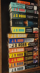 J. D. Robb In Death Series Hardcover Large Print Book Lot Putnam Mystery