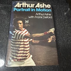 PORTRAIT IN MOTION Arthur Ashe Inscribed Signed 1st Edition 1975 Very Good/VG