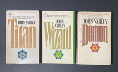 Lot of 3 – COMPLETE Gaea Trilogy By John Varley | Titan Wizard Demon | Sci-Fi