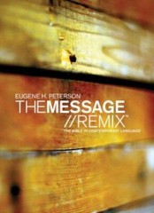 The Message Remix: The Bible In contemporary Language – Hardcover – GOOD