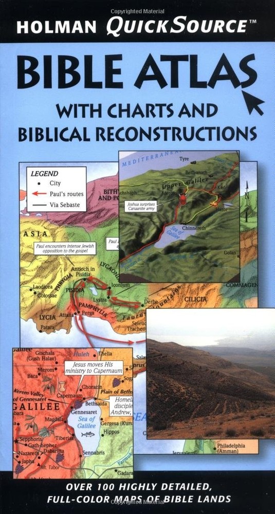 Holman QuickSource Bible Atlas with Charts and Biblical Reconstructions