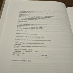 Causality Models, Reasoning, And Inference Judea Pearl 2000 Book