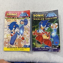 Sonic The Hedgehog / Mega Man: Worlds Collide TPB Volume 1 AND 2 Archie Comics