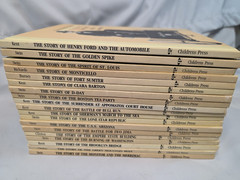 Vtg Cornerstones Of Freedom Lot Of 19 Hardcover Books US History Weekly Reader