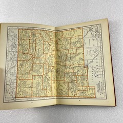 Rand McNally World Atlas 1931 Edition 1930 Census Chicago Herald Examiner Maps
