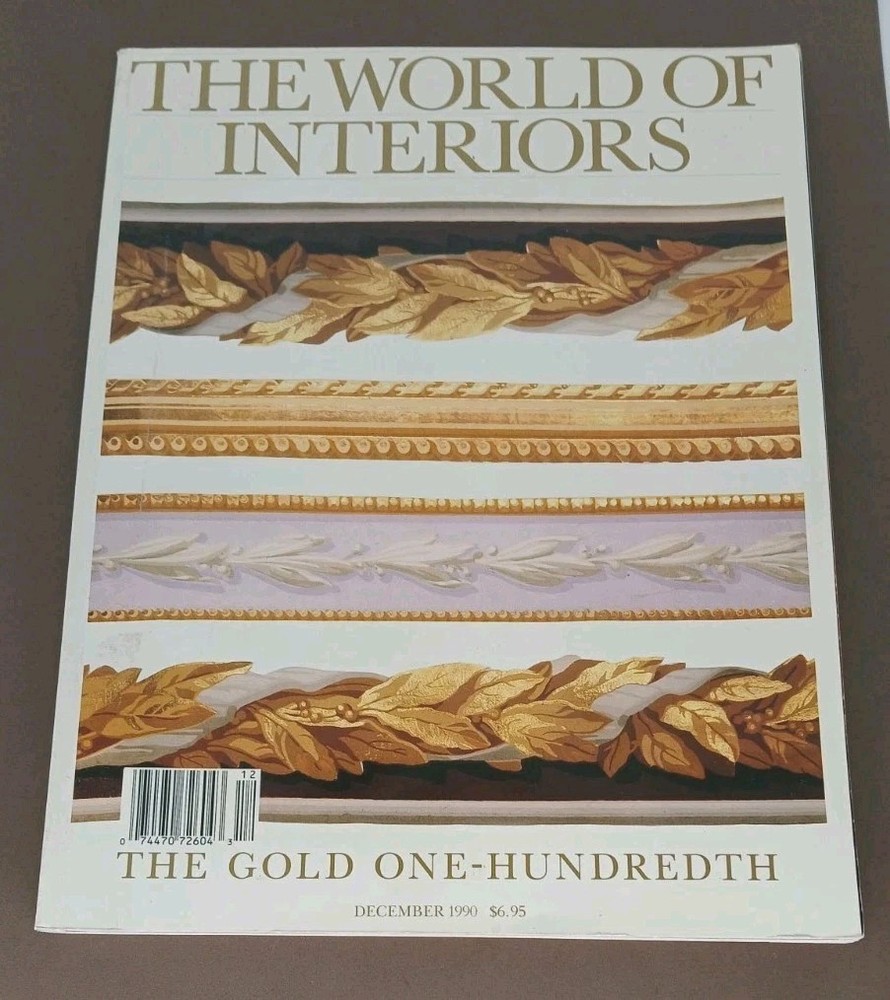 Vintage The World of Interiors Magazine December 1990