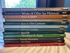 WILD WILD WORLD OF ANIMALS Set Of 12 Books TIME LIFE Television HC/VG