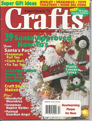 CRAFTS MAGAZINE DECEMBER 1997 W/FREE 16 PAGES PULL-OUT FULL SIZE PATTERNS