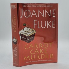 Carrot Cake Murder Joanne Fluke 2008 First Printing HC w/DJ Hannah Swensen