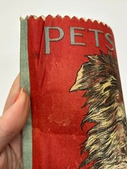 Vtg 1926 Pets of the Farm Saalfield Publishing Muslin Cloth Childrens Book