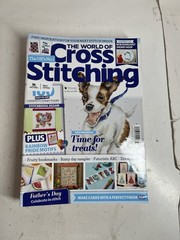 World of Cross Stitching Magazine Lot 14 Issues UK Ex-Library 2025-2022 Mixed