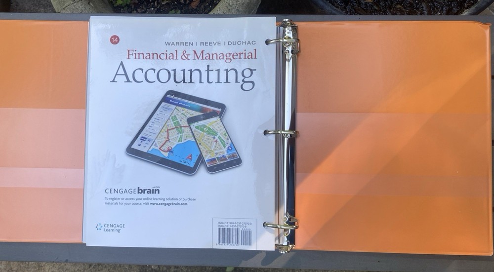 Financial and Managerial Accounting 14th Ed. (Loose-Leaf) Warren/Reeve/Duchac
