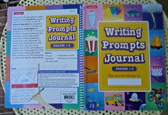 Writing Prompts Journal for 1st & 2nd Grades 60 Pages Spiral Bound *New*