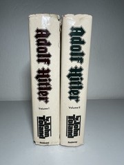 Vintage (1976) “Adolf Hitler” books by John Toland, Volumes I & II, HC/DJ