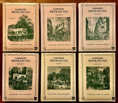 London Recollected Its History Lore & Legend by Thornbury/Walford 6 Vol Set HCDJ