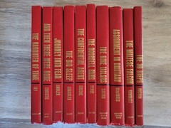 VTG Mystery Classics Hardcover Book Lot Maltese Falcon Big Sleep Agatha Christie