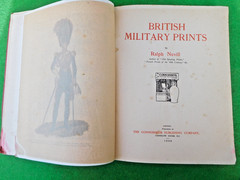 BRITISH MILITARY PRINTS 1909 Hardback Book Original By Ralph Nevill