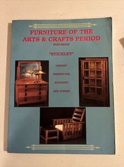 1992 Furniture Book Arts & Crafts Period Stickley Limbert Soft Cover 133 pages