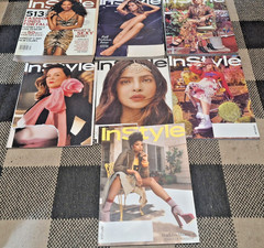 Lot of 7 InStyle Magazine Women’s Fashion Celebrity 2004-2021