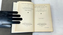 The Religion and Philosophy of the Veda and Upanishads by Arthur – 2 volumes