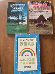 Lot of 3 books BEGINNING FARMER / Buy Small Farm / Living on 12 Volts