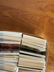 Story Sequencing Wall Pocket Chart Card Set organized in Longaberger basket