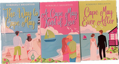 Kimberly Brighton – Cape May Series 3 books, 1 autograph, Free ship South Jersey
