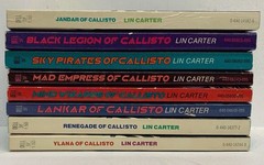 Lin Carter: Jandar of Callisto Books 1-8 [7 First Printings]