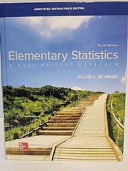 Elementary Statistics, Bluman, Annotated Instructor’s Edition, 10th Ed. HC, NEW