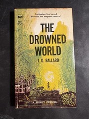 Vintage Pulp The Drowned World J.G. Ballard 1962 Berkley PB Science Fiction