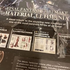 Final Fantasy VII Remake Material Ultimania HC Square Enix Books New Free ?