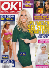 Ok Magazine Jose Gibson Diet Anne Hathaway Wedding Halloween Special 2012