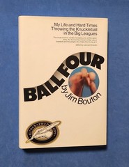 BALL FOUR SIGNED EDITION HC HARDCOVER**JIM BOUTON**BARNES & NOBLE**NICE**