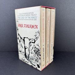 J.R.R. Tolkien 1967 Lord of the Rings Ballantine Paperback Set + B&W Slipcase
