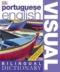 Portuguese English Visual Bilingual Dictionary (DK Visual Dictio – GOOD