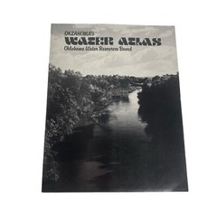1984 Oklahoma Water Atlas 186 Pages Maps of Lakes Depth Location Data Foldouts