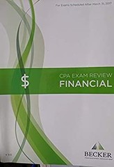 Becker Professional Education CPA Exam Review – Financial V3. 0 S