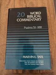Psalms 51-100 by Nelson Reference Staff and Marvin E. Tate (1991, Hardcover)