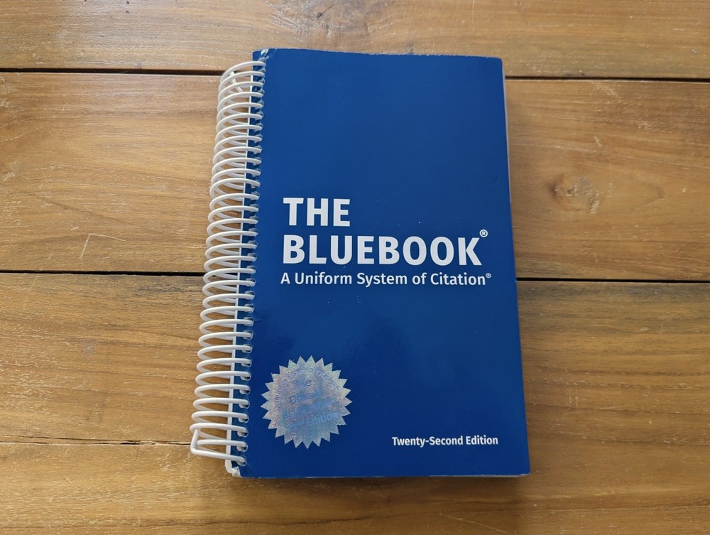 The Bluebook: A Uniform System of Citation 22nd edition New Book Only 2025 22ed