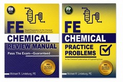PPI FE Chemical Review Manual & Practice Problems Bundle Lindeburg Brand New