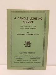 1932 A CANDLE LIGHTING SERVICE For Christmas & New Year Season SAMUEL FRENCH L3